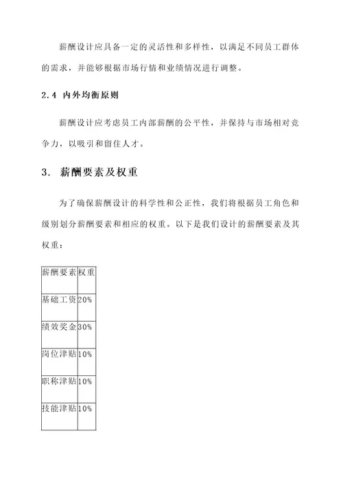 空调安装公司薪酬设计方案