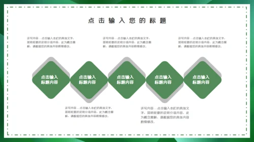 森系岗位竞聘通用PPT模板
