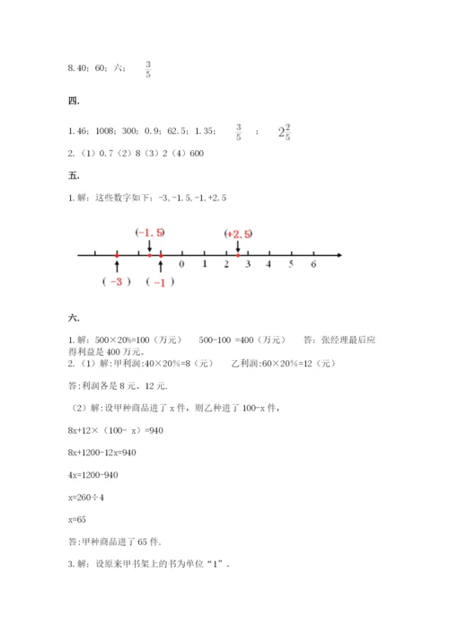 小升初数学综合练习试题（完整版）.docx