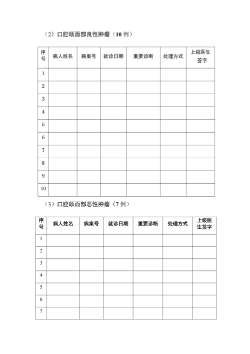 2023年口腔全科住院医师规范化培训.docx