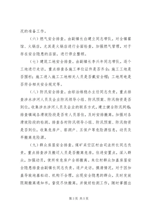乡镇安全生产隐患排查方案.docx