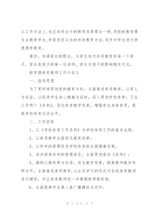 新学期体育教师工作计划10篇.docx
