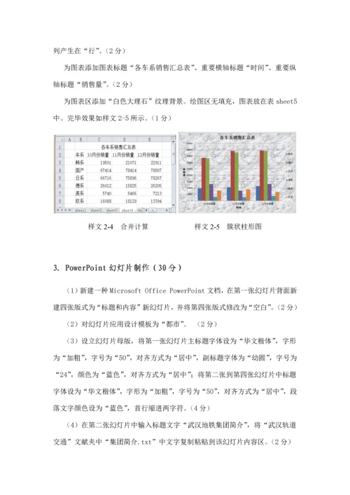 2021年办公软件综合应用竞赛样题.docx