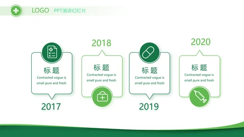 医疗医药代表工作总结动态PPT模板