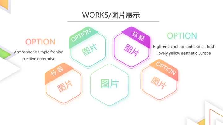 创意简约图片展示公司产品介绍PPT动态模板