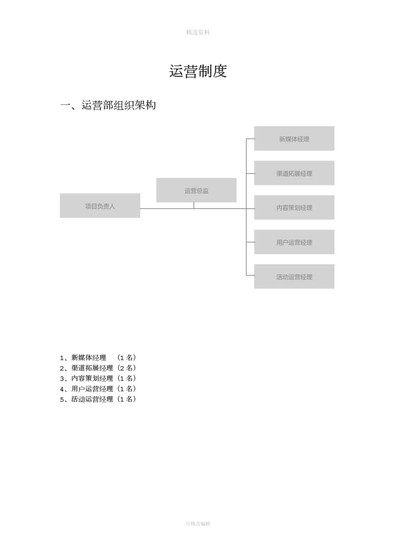 APP互联网运营部运营制度.docx