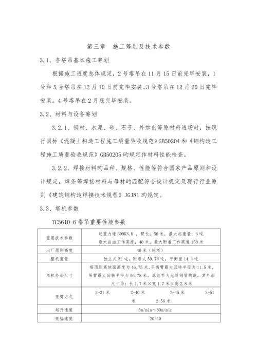 TC独立塔吊基础综合施工专题方案.docx