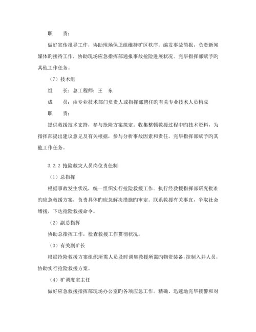 煤矿水害事故应急全新预案和现场处置专题方案.docx