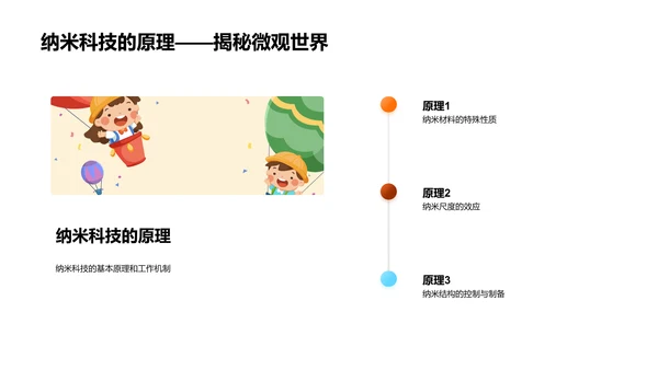 纳米科技教学应用报告PPT模板