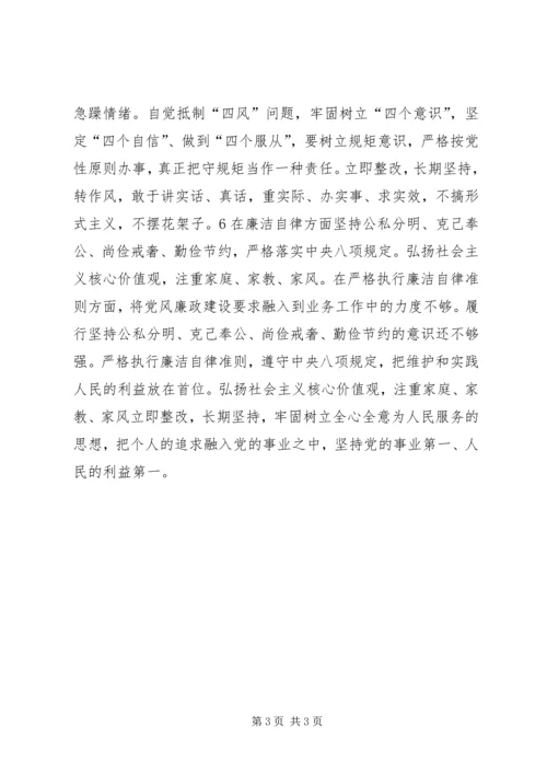 机关、事业单位党员年度组织生活会问题整改清单.docx