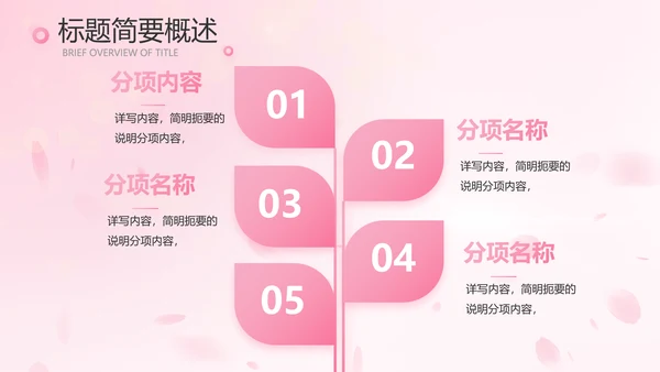 粉色唯美背景工作总结汇报动态PPT