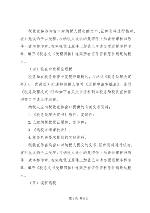 地税退税申请报告书 (3).docx