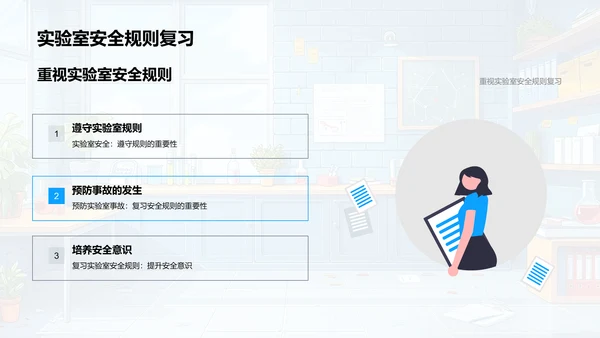 实验安全讲解PPT模板