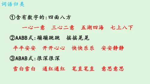 统编版语文二年级下册第四单元复习课件