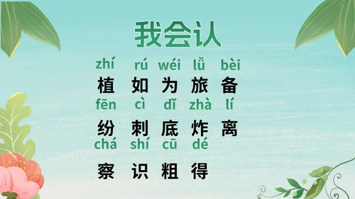 部编版二年级上册第三课《植物妈妈有办法》