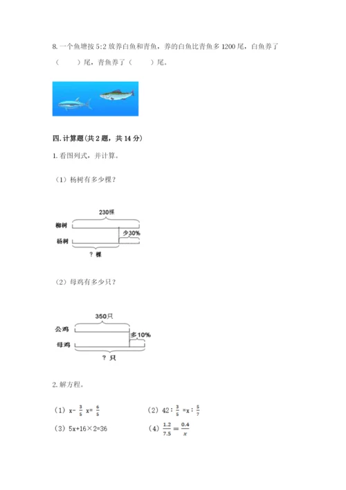 南京市江宁区六年级下册数学期末测试卷推荐.docx