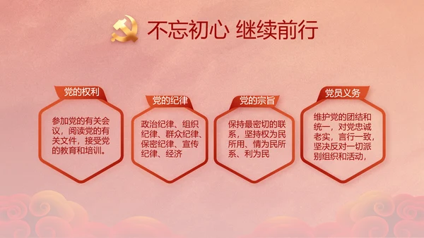 中国共产党的光辉历程红色传承教育活动PPT