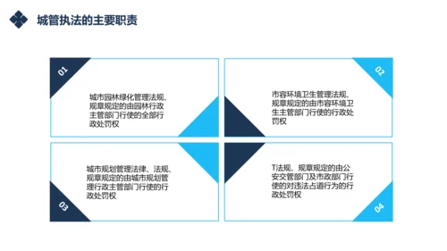 城市管理综合执法局城管执法程序通用PPT模板