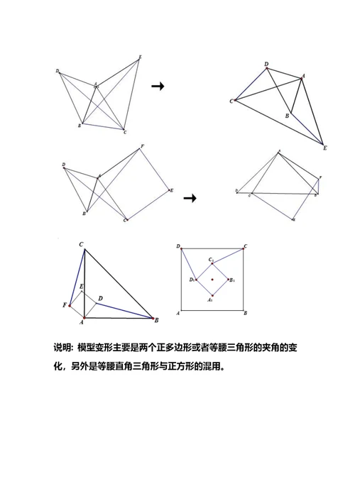 初中数学几何模型大全 经典题型(共48页)