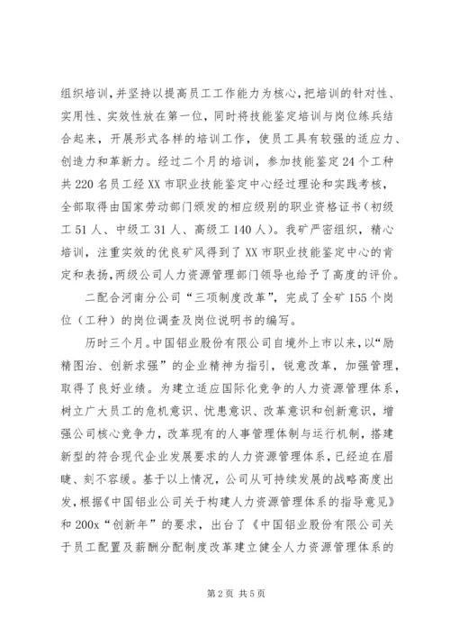 人力资源主管年度总结报告范文.docx