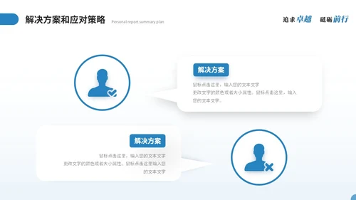简约商务个人述职报告工作总结工作汇报年终述职ppt模板