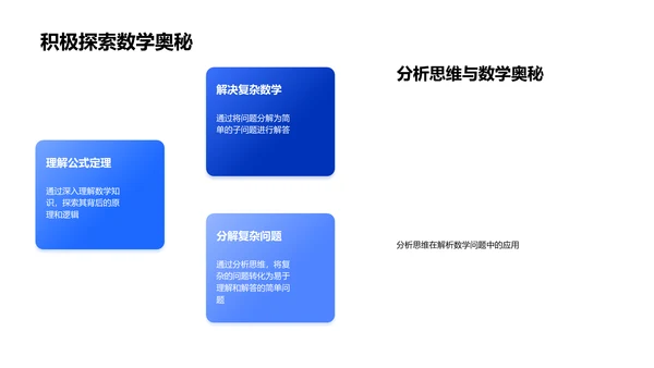 数学实践分享PPT模板