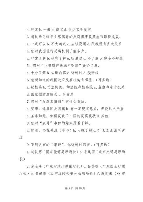 反腐倡廉调查问卷_1.docx