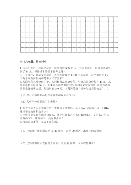 洛阳市小学数学小升初试卷附参考答案（培优a卷）.docx