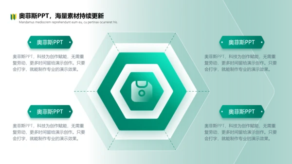绿色简约风毕业答辩