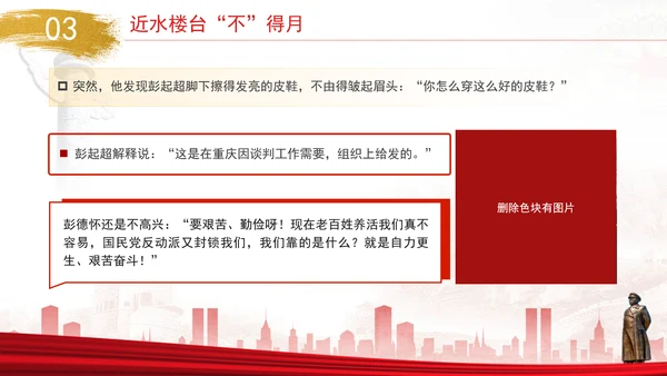 党史人物彭德怀伟大事迹学习专题党课PPT