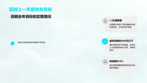 房产业绩月报PPT模板