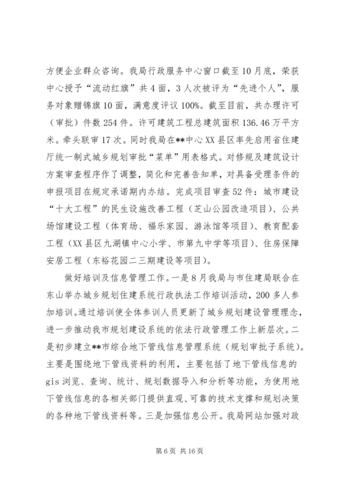 市城乡规划工作总结 (2).docx