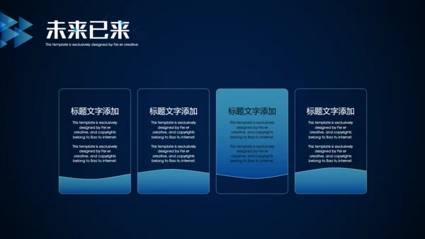 未来已来创新科技通用PPT模板