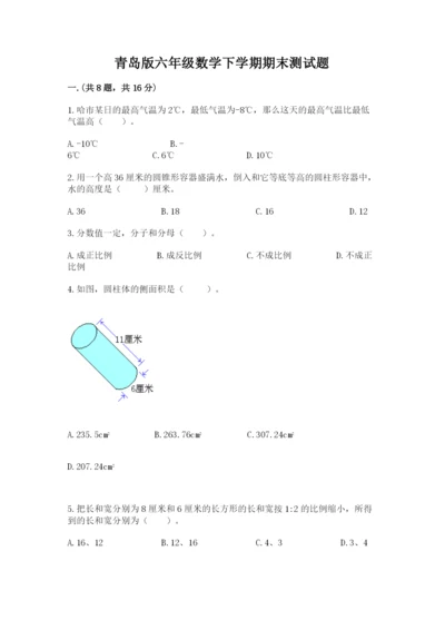 青岛版六年级数学下学期期末测试题附完整答案【名师系列】.docx