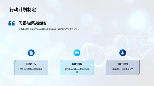 生物医疗团队半年检讨