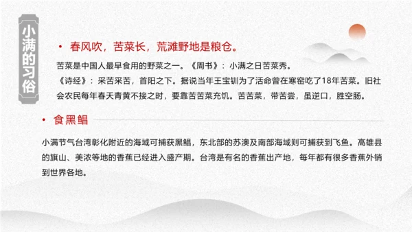 小满节气介绍PPT模板