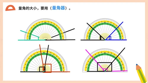 人教版数学四年级《角的度量》课件
