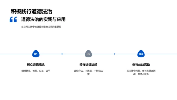 生活中的道德法治PPT模板