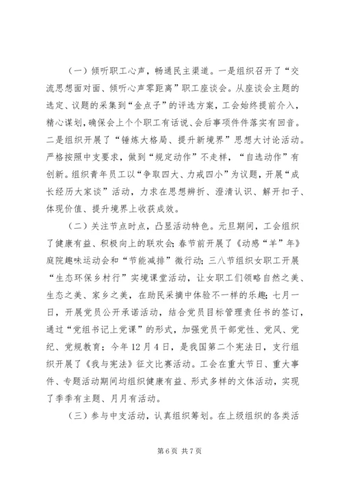 人行支行某年度工会工作总结.docx