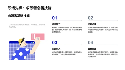 求职准备讲座PPT模板