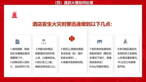 酒店消防安全培训PPT课件模板