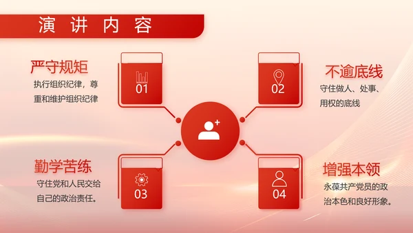 红色大气军事部队表彰大会动态PPT模板