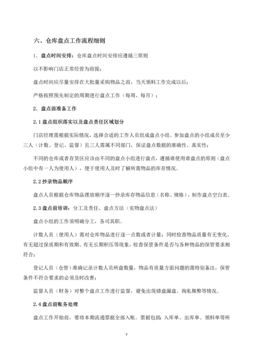 仓库管理流程细则汇编.docx