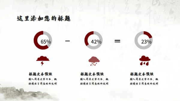 书法中国风国学文化通用PPT模板