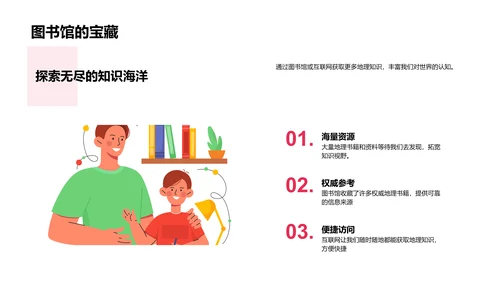地理知识与环境影响PPT模板