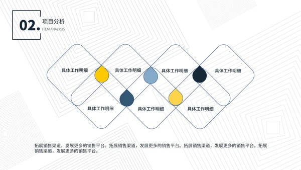 黑色简约商务季度总结汇报通用PPT模板