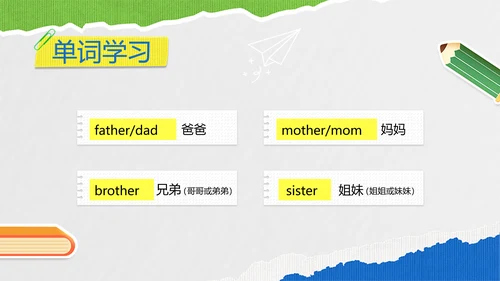 简约风小学英语教学课件PPT