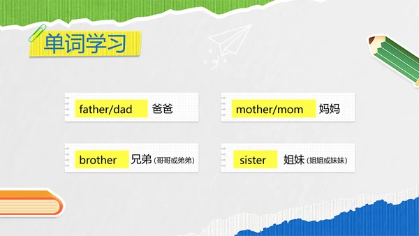 简约风小学英语教学课件PPT