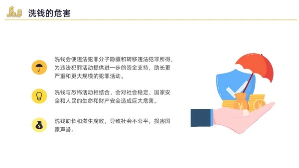 黄色水彩插画反洗钱培训企业培训PPT金融培训