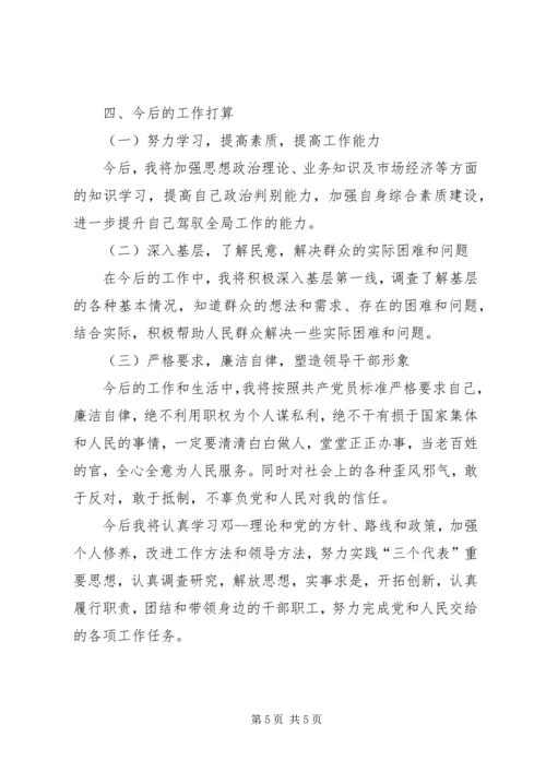 乡镇长个人工作述职总结.docx